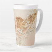 Tasse Latte "Pâques" - Impression vintage, L. Prang & Co. (Angle droit)