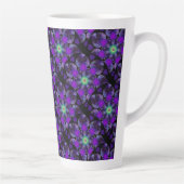 Tasse Latte Parapluie violet & coeurs .7 (Droite)
