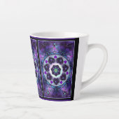 Tasse Latte Parapluie violet & coeurs .7 (Droite)