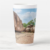 Tasse Latte Parc d'état Elephant Rocks (Devant)
