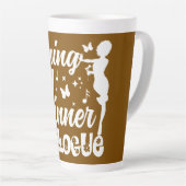 Tasse Latte Parcours d'auto-compassion | Apprivoiser mon dialo (Angle droit)
