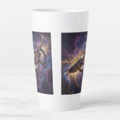 Tasse Latte Parcours Stellaire – Voyage à travers l'univers´14 (Devant)