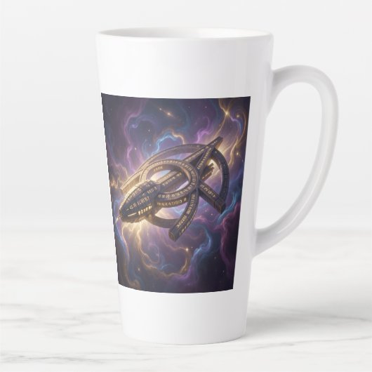 Tasse Latte Parcours Stellaire – Voyage à travers l'univers´14 (Droite)