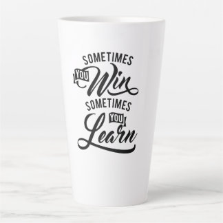 Tasse Latte Parfois, tu gagnes. Formule