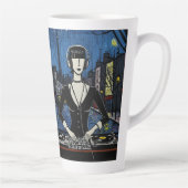 Tasse Latte Paris DJ Art Collection（クラブカルチャー × パリ アートシリーズ） (Droite)