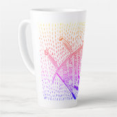 Tasse Latte Parler des abeilles (Angle gauche)