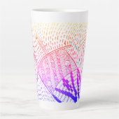 Tasse Latte Parler des abeilles (Devant)