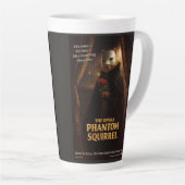 Tasse Latte Parodie de l'Opéra Fantôme Écureuil (Angle droit)