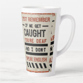 Tasse Latte Partenaires dans le crime - BFF (Droite)