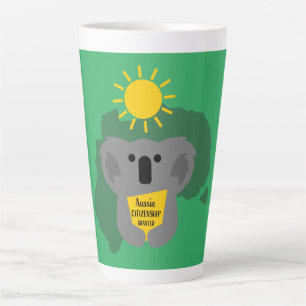 Tasse Latte Parti de la citoyenneté australienne Félicitations
