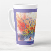 Tasse Latte Parti Petunia (Angle gauche)