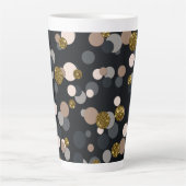 Tasse Latte Parties scintillant Confetti Peach, Maple, Grey an (Devant)