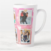 Tasse Latte Parties scintillant rose Amour Coeur 6 Photo Moder (Droite)
