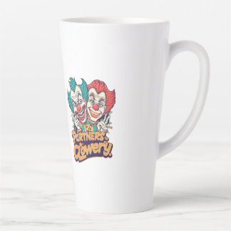 Tasse Latte Partners in Clowery (Funny Clown Pun)