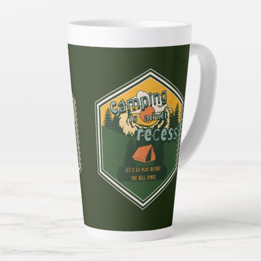 Tasse Latte Paruline thermique (Angle droit)