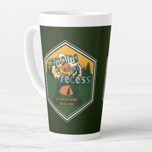 Tasse Latte Paruline thermique (Angle gauche)