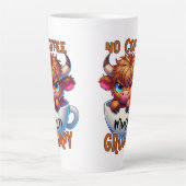 Tasse Latte Pas de café beaucoup grincheux  (Devant)