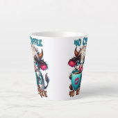Tasse Latte Pas de café, pas de travail (Devant)