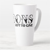 Tasse Latte Pas De Cuillères À Donner (Angle droit)