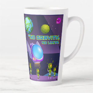 Tasse Latte Pas de gravité pas de limites