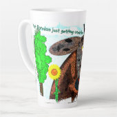 Tasse Latte Pas de l'ennui qui devient créatif (Angle gauche)