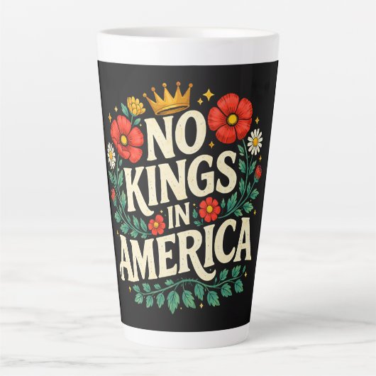 Tasse Latte Pas de rois Amérique (Devant)