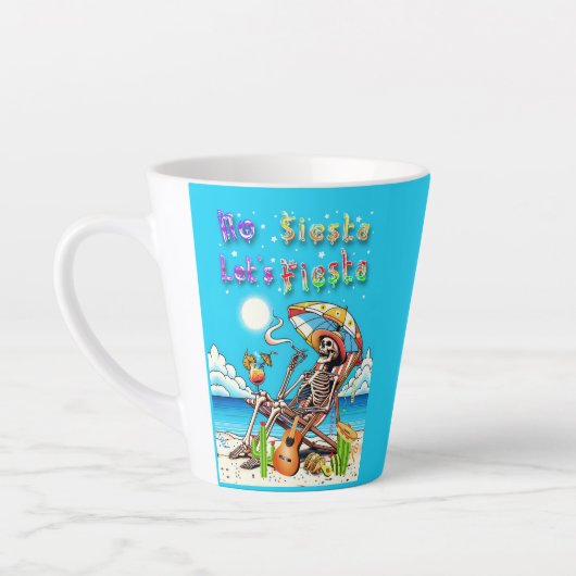 Tasse Latte Pas de sieste Fiesta (Gauche)