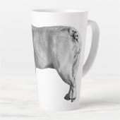 Tasse Latte Pas doux, chaleur matinale (Angle droit)