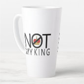 Tasse Latte Pas mon roi (Angle gauche)