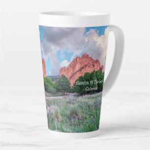 Tasse Latte Passerelle Nord Sud Rochers Jardin Des Dieux Latte