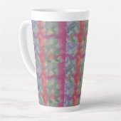 Tasse Latte Pastel Art Abstrait (Angle gauche)