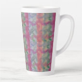 Tasse Latte Pastel Art Abstrait (Droite)