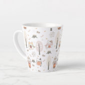 Tasse Latte Pastel Autumn Cute Cats (Angle gauche)