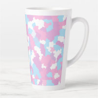 Pastel Camouflage Motif d'art Abstrait