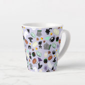 Tasse Latte Pastel Halloween (Angle droit)