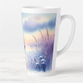 Tasse Latte Pastel Sailboat Coastal Dreamscape (Droite)