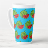 Tasse Latte Pastèque et tranche (Angle gauche)