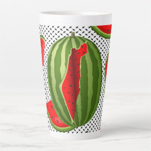 Tasse Latte Pastèque Palestine - Slice