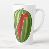 Tasse Latte Pastèque Palestine - Slice (Droite)