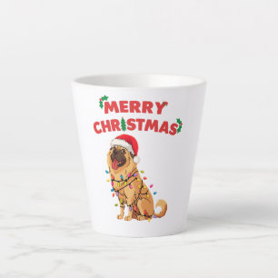 Tasse Latte Pasteur anatolien Feux de Noël Xmas Chiens Cadeau