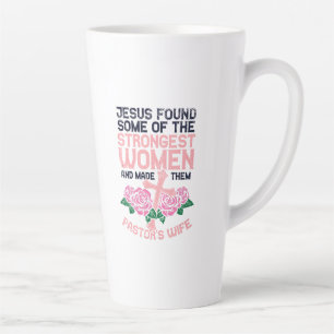 Tasse Latte Pasteurs Femme la plus forte Sermonator Eglise