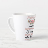 Tasse Latte Pasteur's Wife Because Super Amazing LifeChanging (Angle gauche)