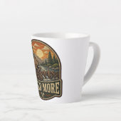 Tasse Latte Patch brodé extérieur Build More Beaver (Angle droit)