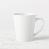Tasse Latte Patch Citrouille personnalisé Citrouille blanc Aut (Droite)