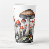 Tasse Latte Patch de champignons de champignons de Whimsical (Devant)