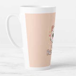 Tasse Latte Pâtes, Coeurs et Café Chaud : Le Kawaii Kitty's