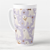 Tasse Latte Pâtes et os des Pyrénées (Angle gauche)