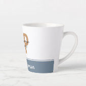Tasse Latte Pathologiste du langage SLP personnalisé (Droite)