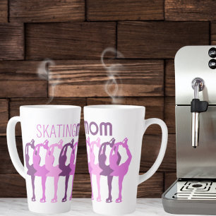 Tasse Latte Patinage MOM patinage artistique Groupe synchronis