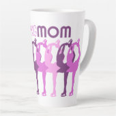 Tasse Latte Patinage MOM patinage artistique Groupe synchronis (Angle droit)